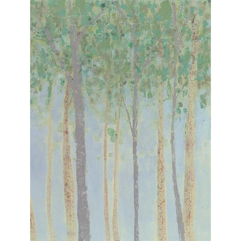 Hazy Woodlands II Gold Ornate Wood Framed Art Print with Double Matting by Popp, Grace