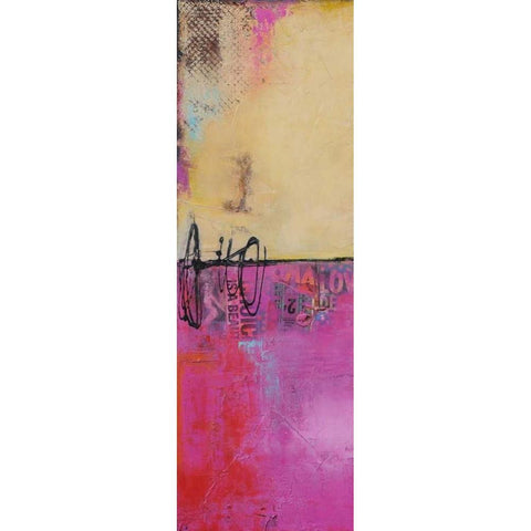 2-Up Urban Poetry I Black Modern Wood Framed Art Print with Double Matting by Ashley, Erin
