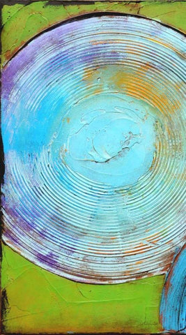 Spring Congo I White Modern Wood Framed Art Print with Double Matting by Ashley, Erin