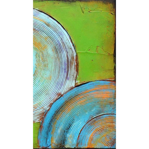 Spring Congo II White Modern Wood Framed Art Print by Ashley, Erin