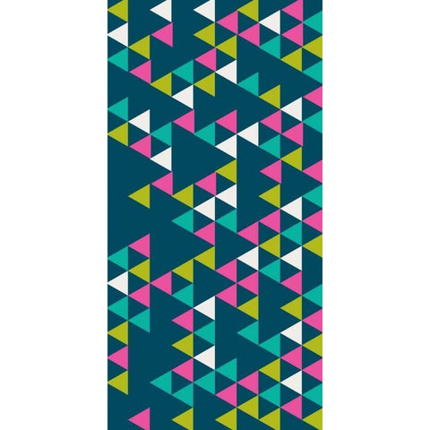 Bunting III Black Modern Wood Framed Art Print by Ketchum, Nicole