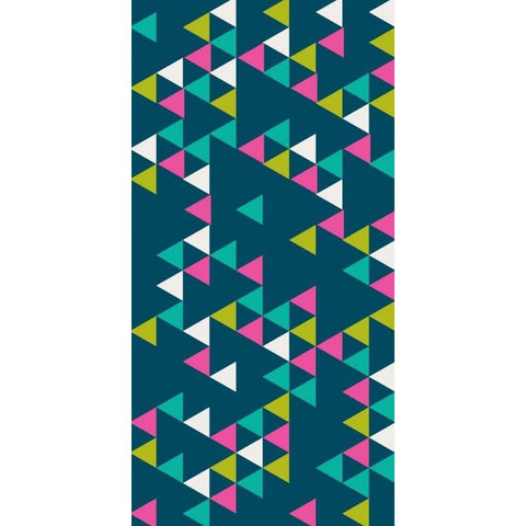 Bunting IV Black Modern Wood Framed Art Print by Ketchum, Nicole