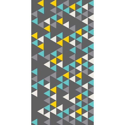 Bunting V White Modern Wood Framed Art Print by Ketchum, Nicole