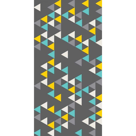 Bunting VI Black Modern Wood Framed Art Print by Ketchum, Nicole