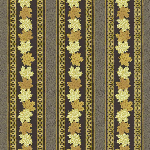 Maple Ribbons I Black Modern Wood Framed Art Print by Hoffman, Katia