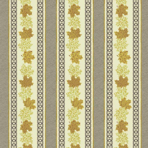 Maple Ribbons II White Modern Wood Framed Art Print with Double Matting by Hoffman, Katia