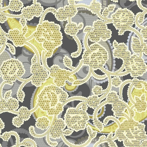 Sheer Romance Lace III White Modern Wood Framed Art Print by Hoffman, Katia