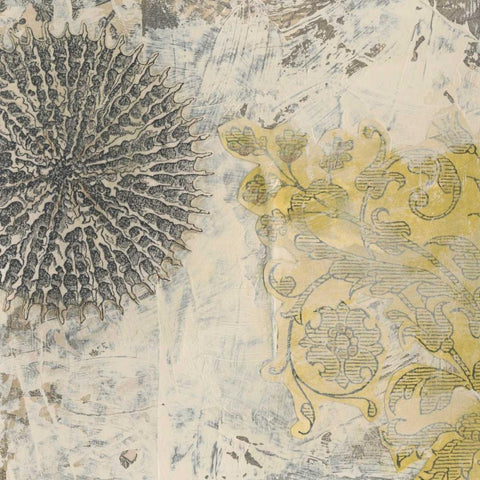 Coastal Cameo IX White Modern Wood Framed Art Print with Double Matting by Vess, June Erica