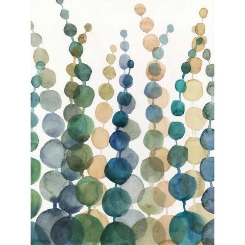 Pompom Botanical I Gold Ornate Wood Framed Art Print with Double Matting by Meagher, Megan