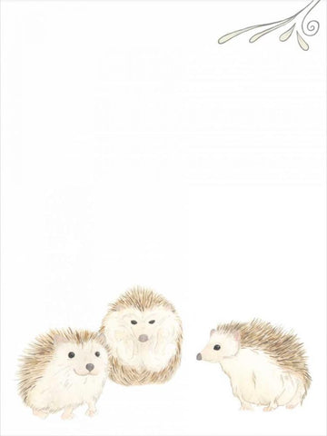 Baby Animals IV Black Ornate Wood Framed Art Print with Double Matting by Vess, June Erica