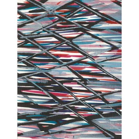 Chain Link I Black Modern Wood Framed Art Print by Fuchs, Jodi