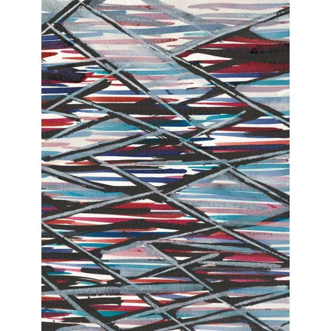 Chain Link II Gold Ornate Wood Framed Art Print with Double Matting by Fuchs, Jodi