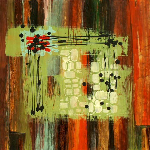 The Source II Black Modern Wood Framed Art Print by Orlov, Irena