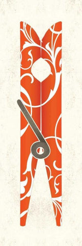 Pinned I 2-Up Black Ornate Wood Framed Art Print with Double Matting by Pied Piper Creative