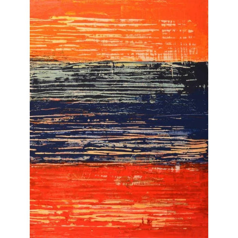 Electric Morning II Black Modern Wood Framed Art Print by Avondet, Natalie