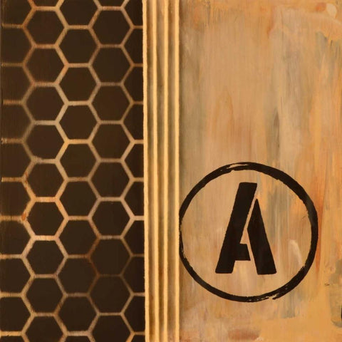 Typewriter Tread I Black Modern Wood Framed Art Print by Avondet, Natalie