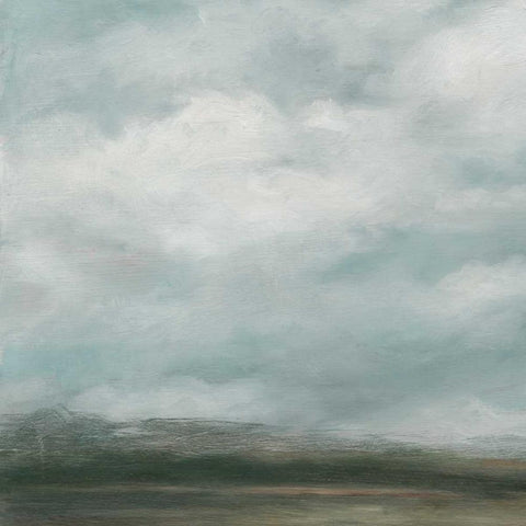 Cloud Mist I Black Ornate Wood Framed Art Print with Double Matting by Harper, Ethan