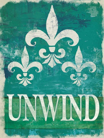 Renew - Unwind II Black Ornate Wood Framed Art Print with Double Matting by Pied Piper Creative