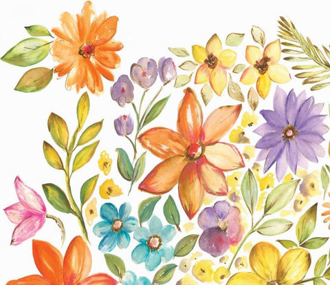 Abundance II Black Ornate Wood Framed Art Print with Double Matting by Minasian, Julia