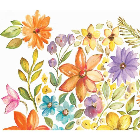 Abundance II Black Modern Wood Framed Art Print with Double Matting by Minasian, Julia