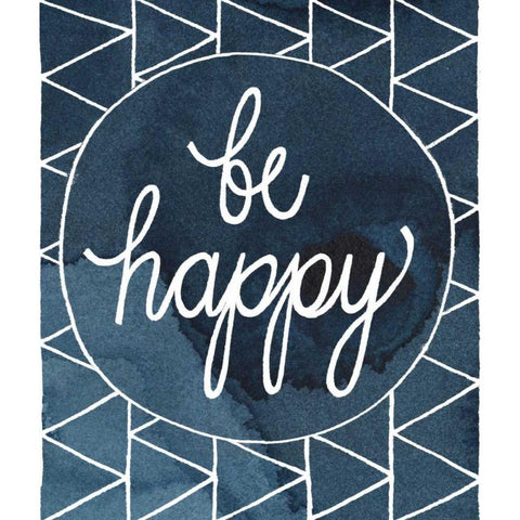 Inspired Watercolors I Black Modern Wood Framed Art Print with Double Matting by Popp, Grace
