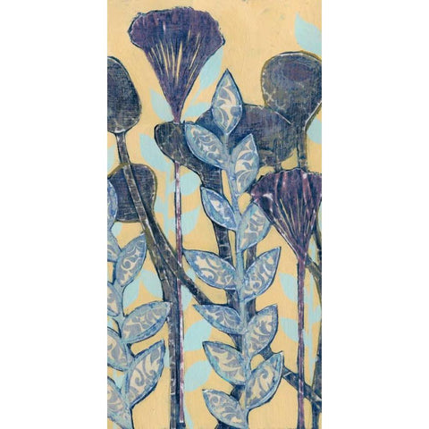 Chromatic Floral Mix II White Modern Wood Framed Art Print by Popp, Grace