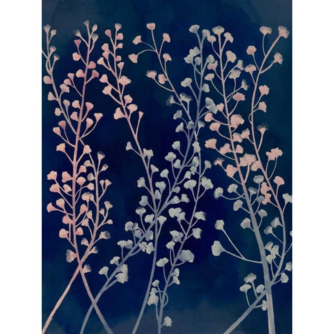 Midnight Haze II Black Modern Wood Framed Art Print with Double Matting by Popp, Grace