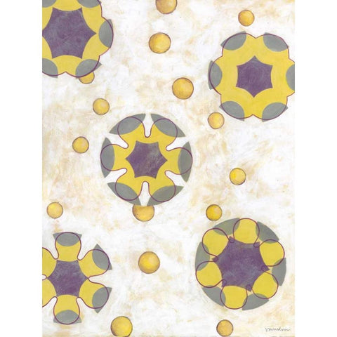 Canary Pop II White Modern Wood Framed Art Print by Lam, Vanna