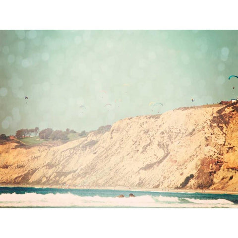 West Coast III Black Modern Wood Framed Art Print with Double Matting by Coomes, Sylvia