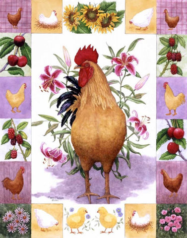 Jack and Jill I White Modern Wood Framed Art Print with Double Matting by Matcham, Marcia