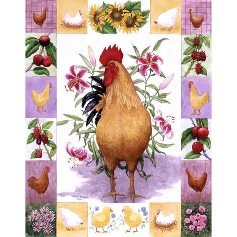 Jack and Jill I Gold Ornate Wood Framed Art Print with Double Matting by Matcham, Marcia