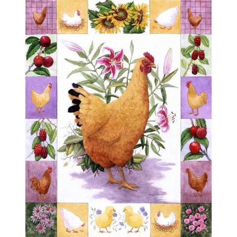 Jack and Jill II Black Modern Wood Framed Art Print by Matcham, Marcia