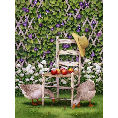 Morning Patrol II Black Modern Wood Framed Art Print by Matcham, Marcia