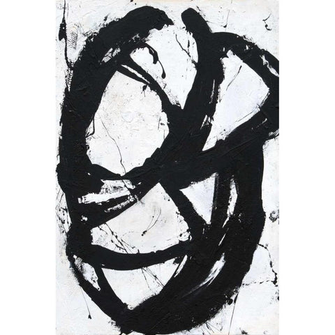 Ace of Spades II Black Modern Wood Framed Art Print with Double Matting by Ashley, Erin