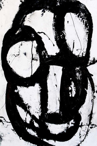 Ace of Spades III White Modern Wood Framed Art Print with Double Matting by Ashley, Erin