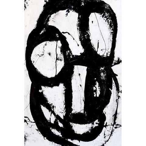 Ace of Spades III Black Modern Wood Framed Art Print by Ashley, Erin