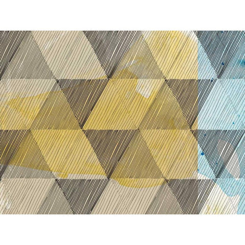 Geo Now Sketch II White Modern Wood Framed Art Print by Jasper, Sisa