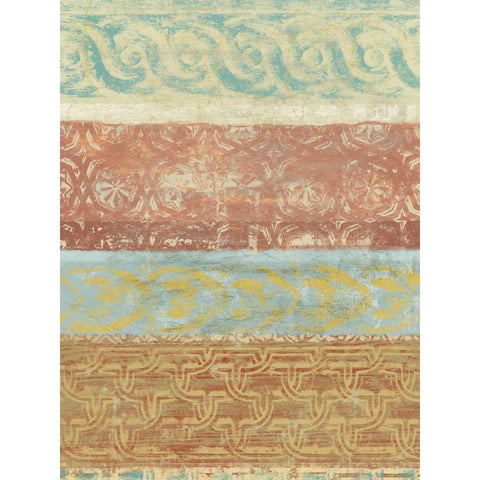 Decorative Patterns II Black Modern Wood Framed Art Print by Saunders, Alonzo