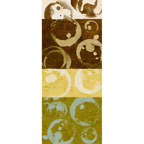Stained Goodness II Black Modern Wood Framed Art Print with Double Matting by Saunders, Alonzo