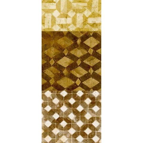 Tiled Up I Black Modern Wood Framed Art Print by Saunders, Alonzo