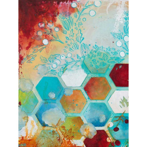 Aflutter I Black Modern Wood Framed Art Print with Double Matting by Robinson, Heather