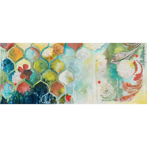 Abundance II Black Modern Wood Framed Art Print by Robinson, Heather