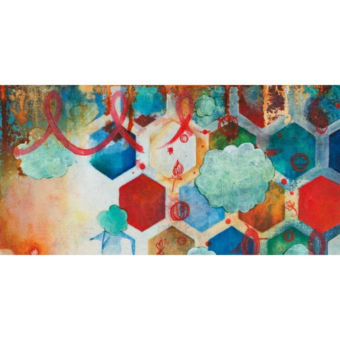 Playing Smart I White Modern Wood Framed Art Print by Robinson, Heather