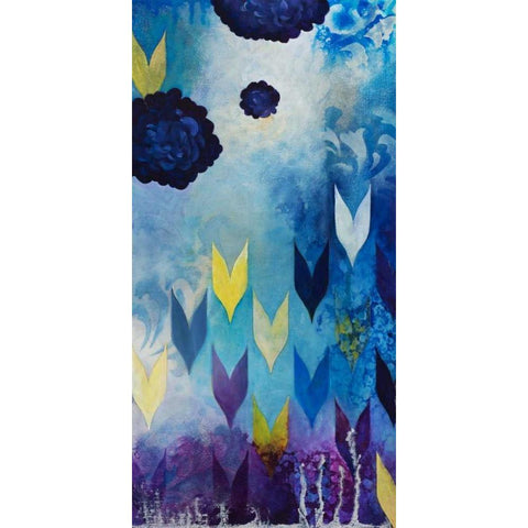 Serene Pleasures II Gold Ornate Wood Framed Art Print with Double Matting by Robinson, Heather