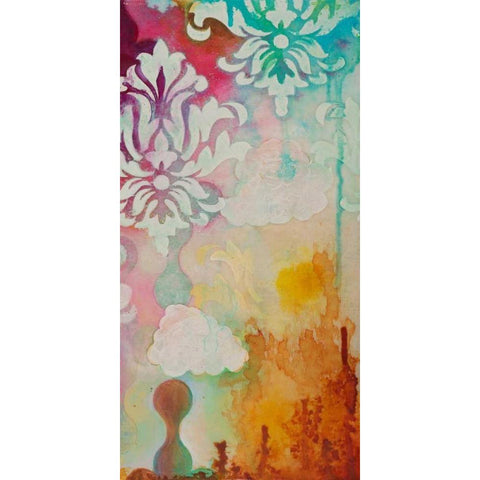 Sugar Box II Black Modern Wood Framed Art Print with Double Matting by Robinson, Heather