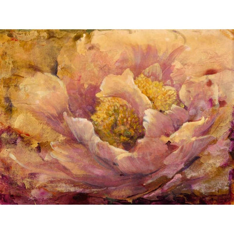 Floral in Bloom I Gold Ornate Wood Framed Art Print with Double Matting by OToole, Tim