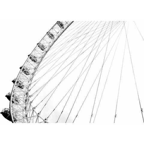 Spinning Wheel I White Modern Wood Framed Art Print by Miamee, Golie