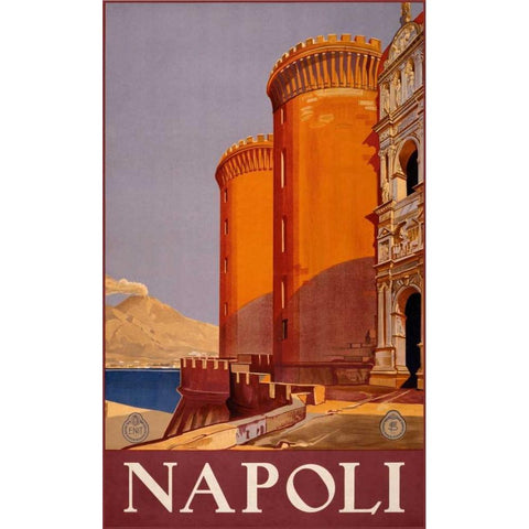 See Napoli Black Modern Wood Framed Art Print with Double Matting by Studio W