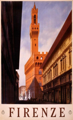 See Firenze Black Ornate Wood Framed Art Print with Double Matting by Studio W