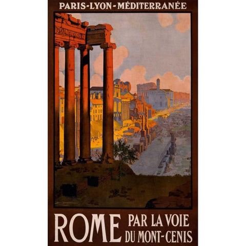 See Rome White Modern Wood Framed Art Print by Studio W